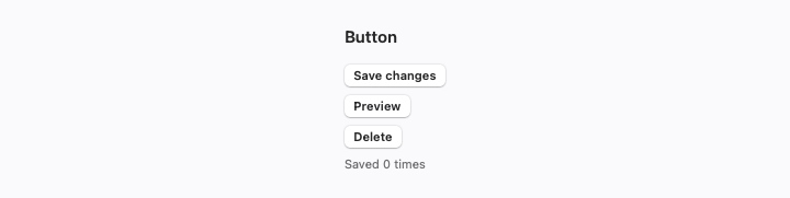 Button rendered by native SwiftUI.