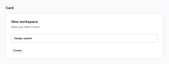 Card rendered by native SwiftUI.