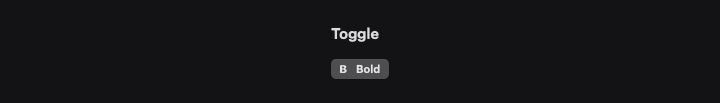 Toggle rendered by native SwiftUI. Dark appearance.